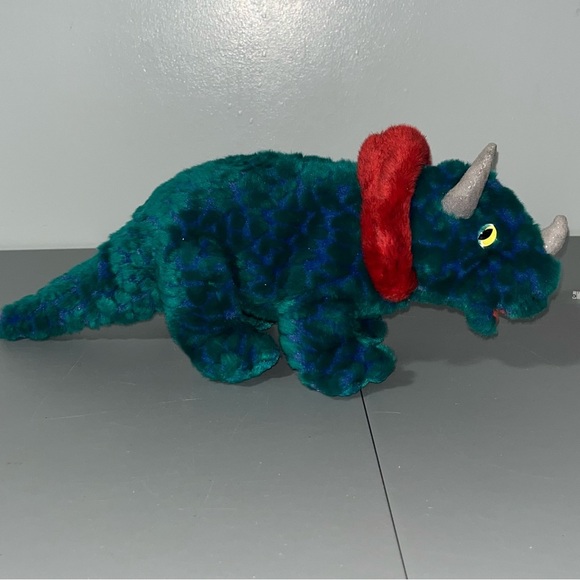 3/25$(Mix) Ty Beanie Baby Hornsly the Triceratops Dinosaur NWT Rare Retired 2001 - Picture 2 of 13